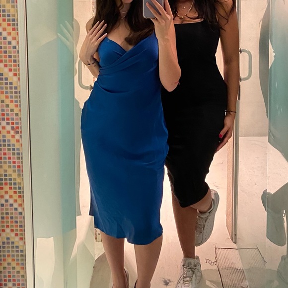 ARITZIA SCENERY DRESS IN ULTRAMARINE BLUE - Picture 3 of 6